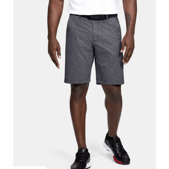 Under Armour Shorts Ua Match Play Vented Shorts Gray Mens Loose Fit